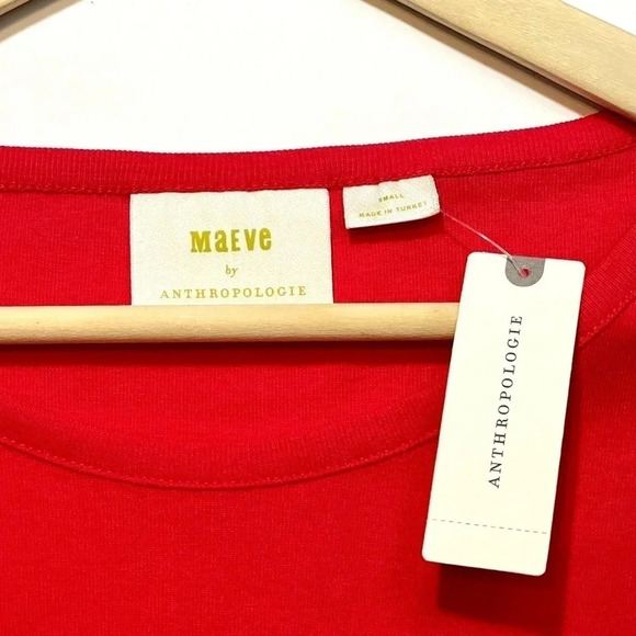 NWT Anthropologie Maeve Flouncy Bell Sleeve Long Sleeve Top - Picture 4 of 6